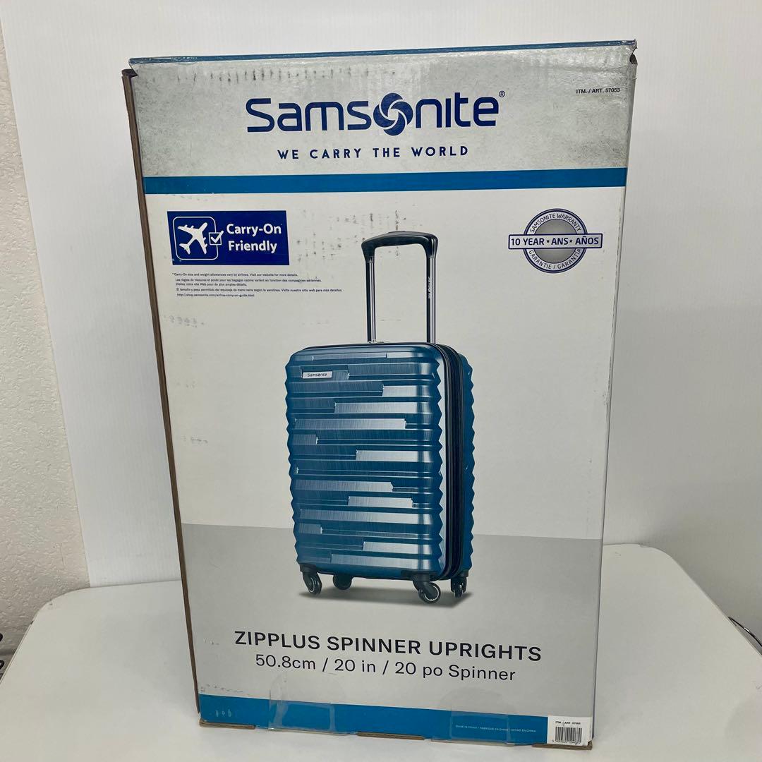 サムソナイト ジッププラス スーツケース 機内持ち込み ブルー