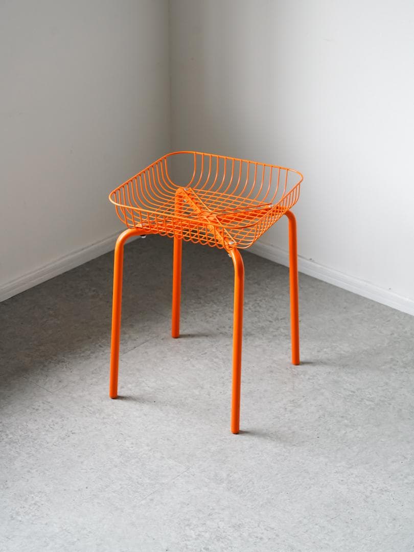 OLD IKEA 廃盤 VASTERON スツール / 収納カゴ レトロポップ