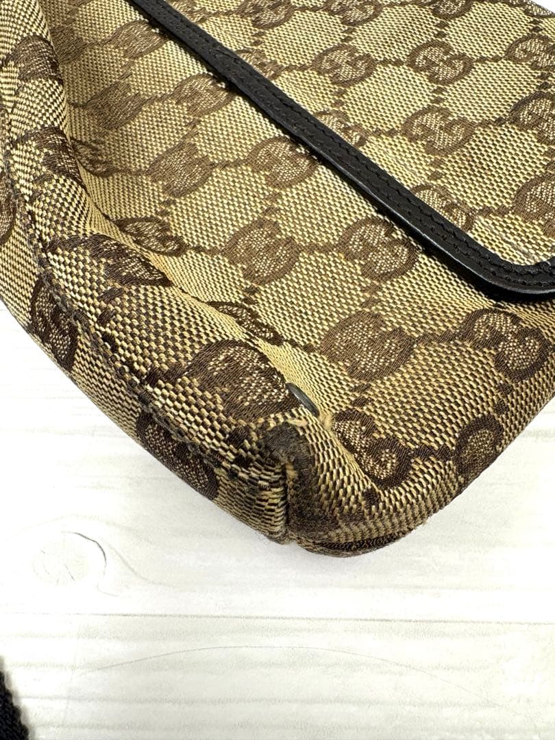 GUCCI グッチ　GGロゴ　ウエストバッグ　ショルダーバッグ　ジョッキー