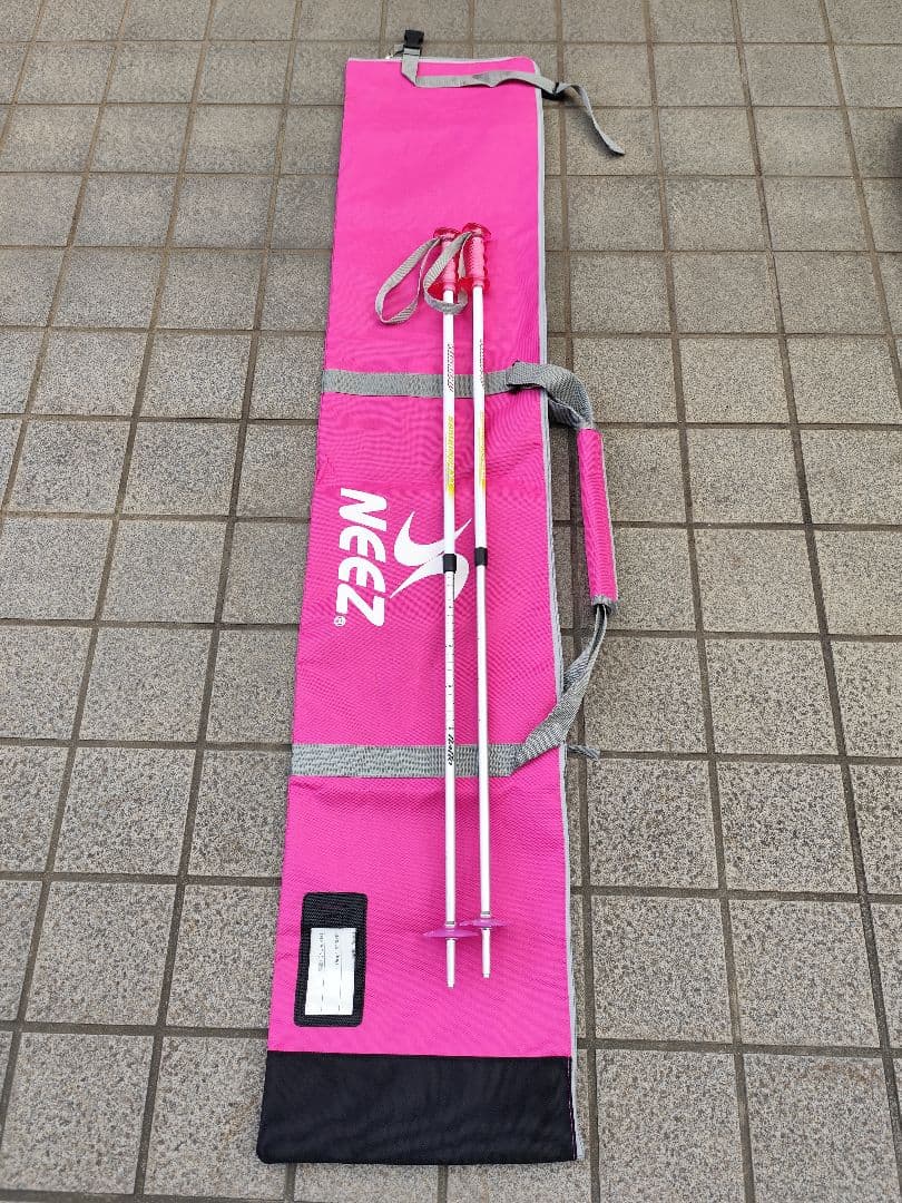 ロシニョールスキー板、ビィンディング、ストック付、140センチ〜 ガールズ