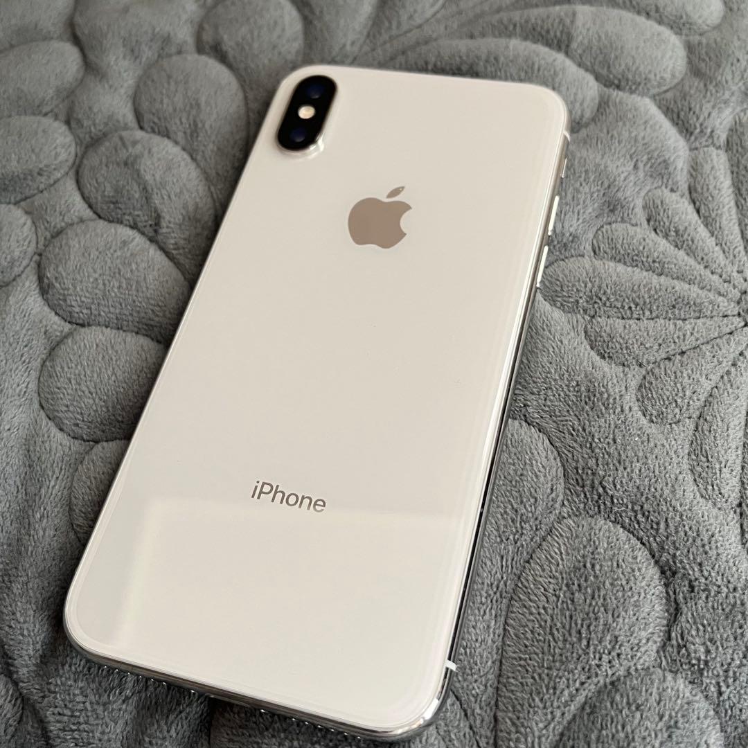 iphoneX 256GB シルバー SIMフリー 82%