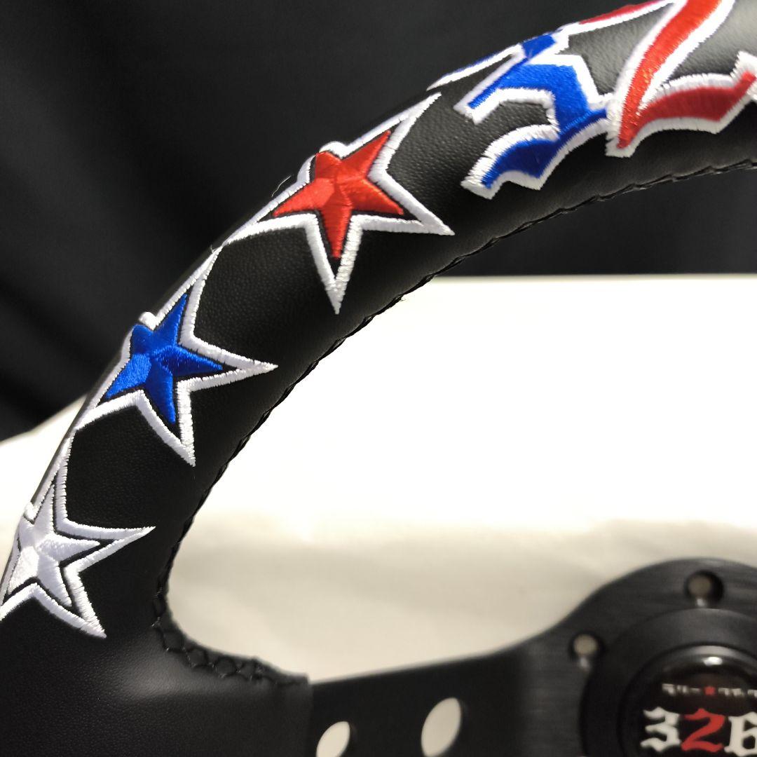 326powerスタイル　ラリークイックステアリング　320mmディープ