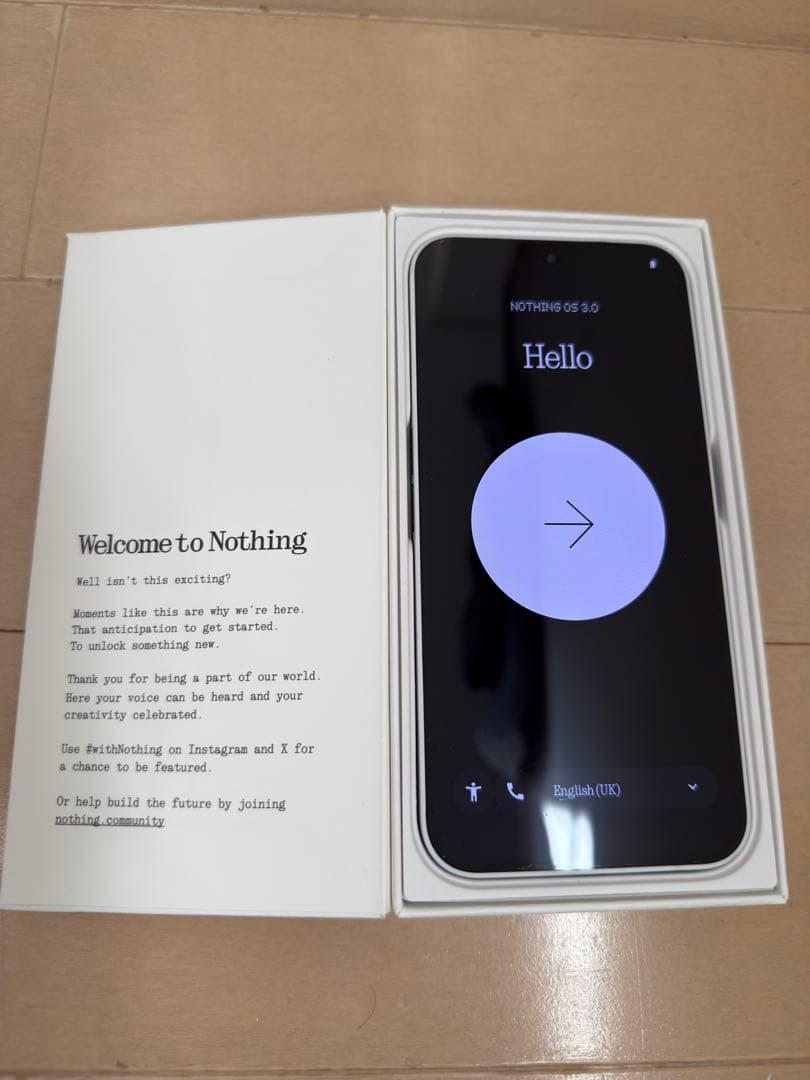 スマートフォン本体 Nothing Phone (2a)