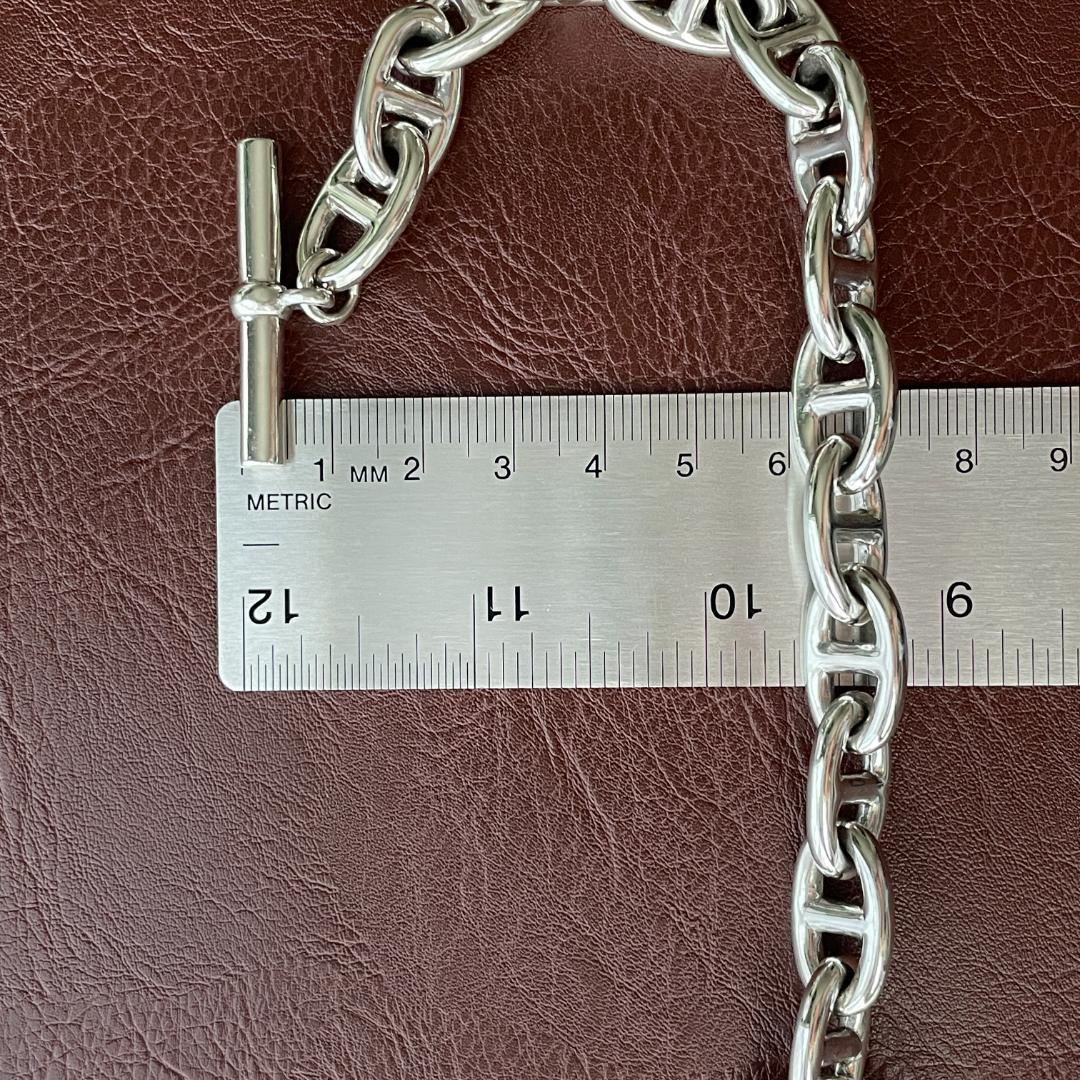 メンズ ブレスレット シルバー925 アンカーチェーン シェーヌダンクルデザイン