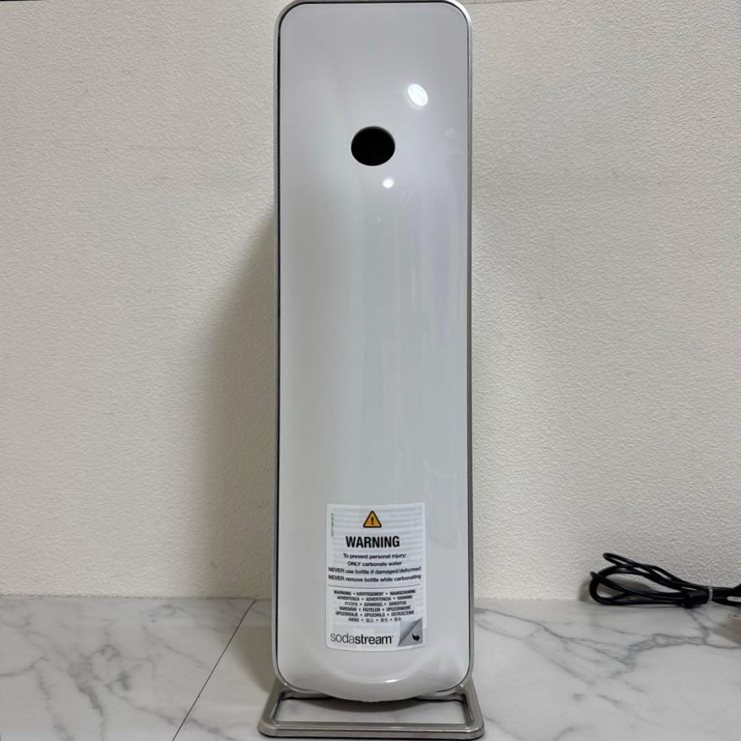 美品ソーダストリーム SOURCE Power ホワイト ガスシリンダーオマケ