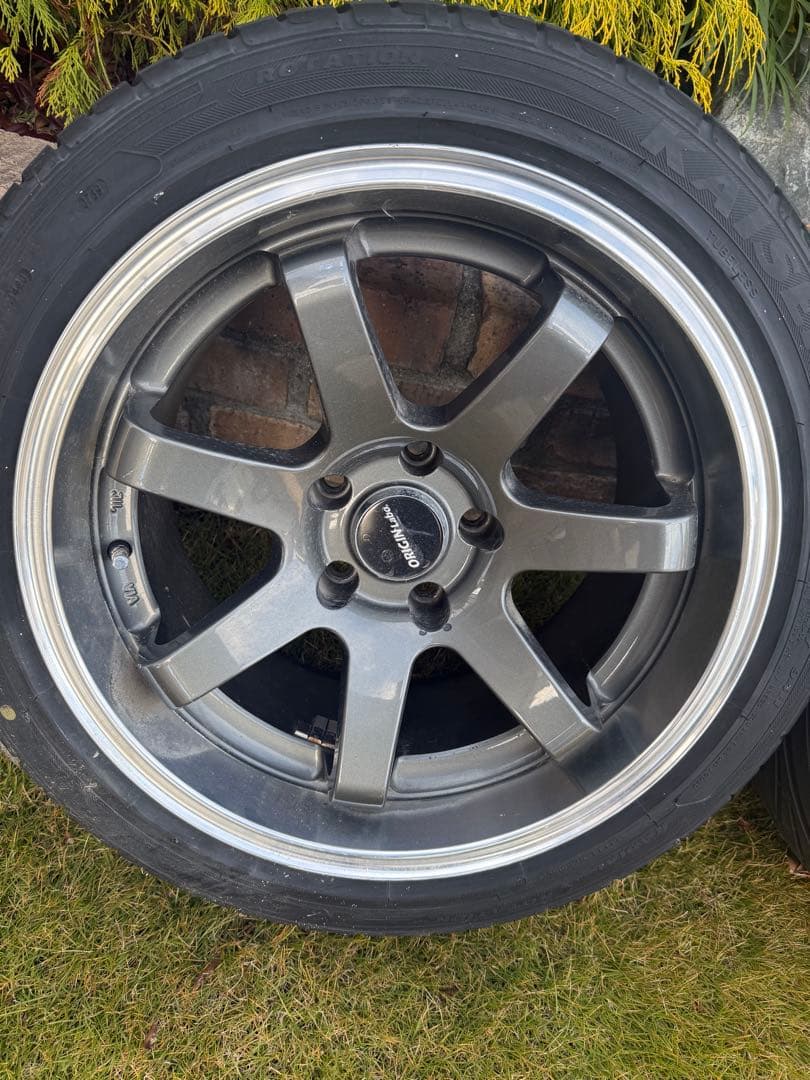 た*そ様 「引き取り限定」オリジン 17インチ 114.3 9.5J ＋15 5