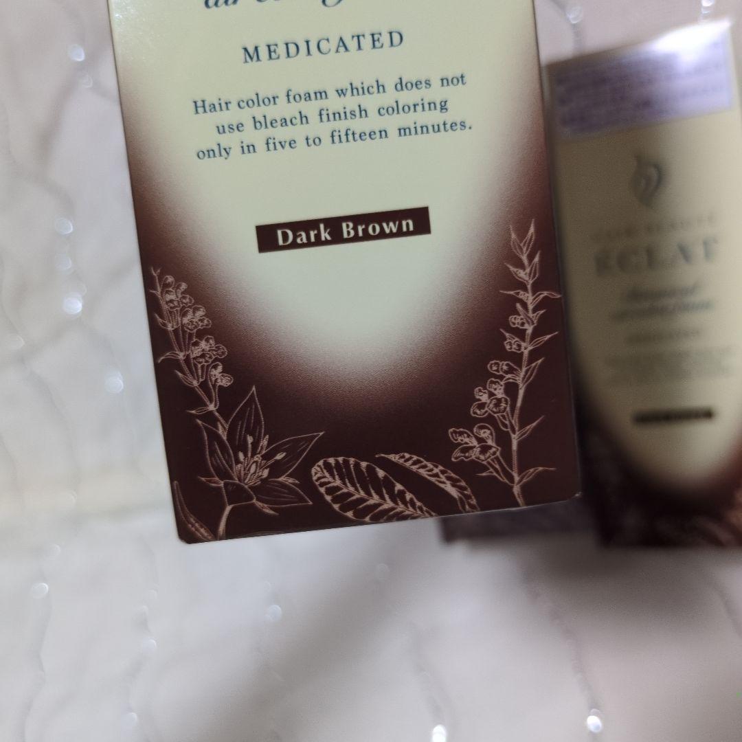 ヘアボーテ　エクラ　ボタニカル　　エアカラーフォームEX ダークブラウン