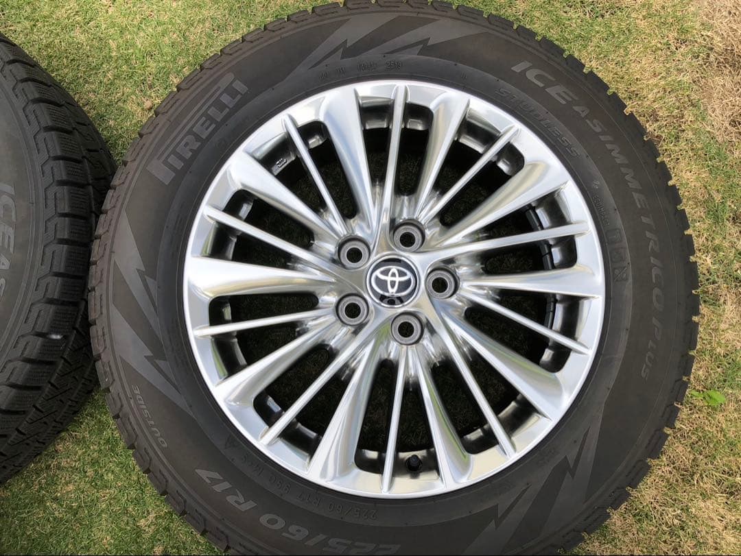 トヨタ　アルファード30系17インチ純正アルミ　スタッドレス225/60R17