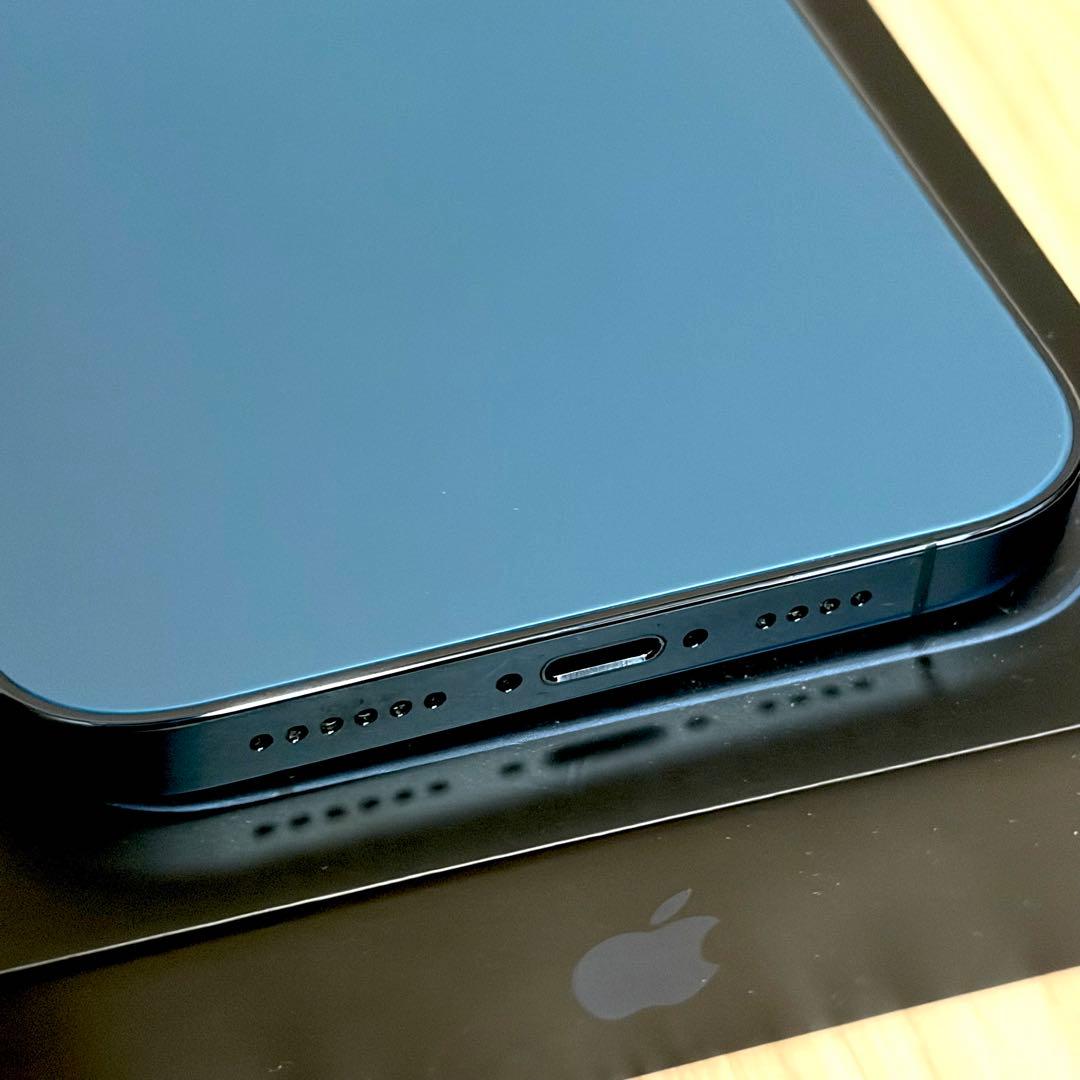【最大容量95％】iPhone12promax 256GB パシフィックブルー