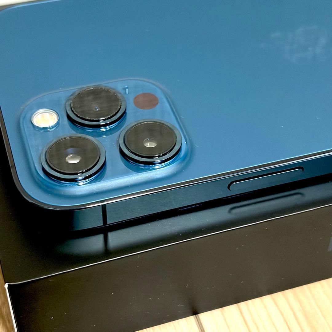 【最大容量95％】iPhone12promax 256GB パシフィックブルー