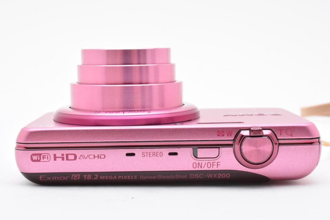 【完動品】Sony ソニー Cyber-shot DSC-WX200 ピンク
