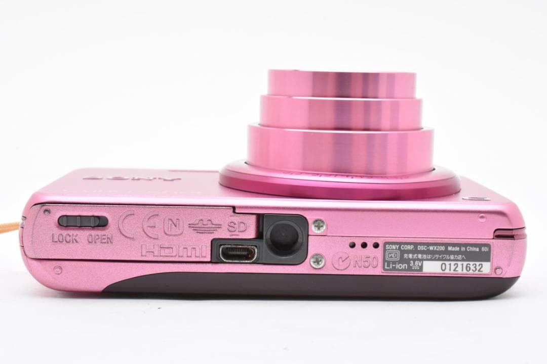 【完動品】Sony ソニー Cyber-shot DSC-WX200 ピンク