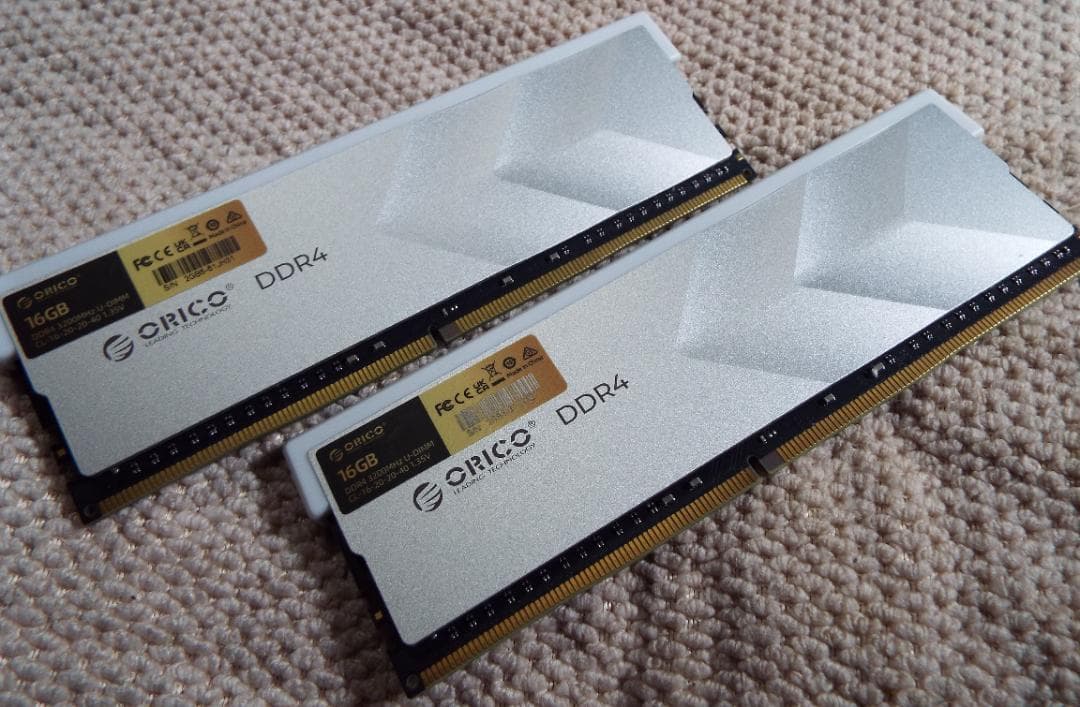 ORICO DDR4 32G(16Gx2) 3200MHz メモリー
