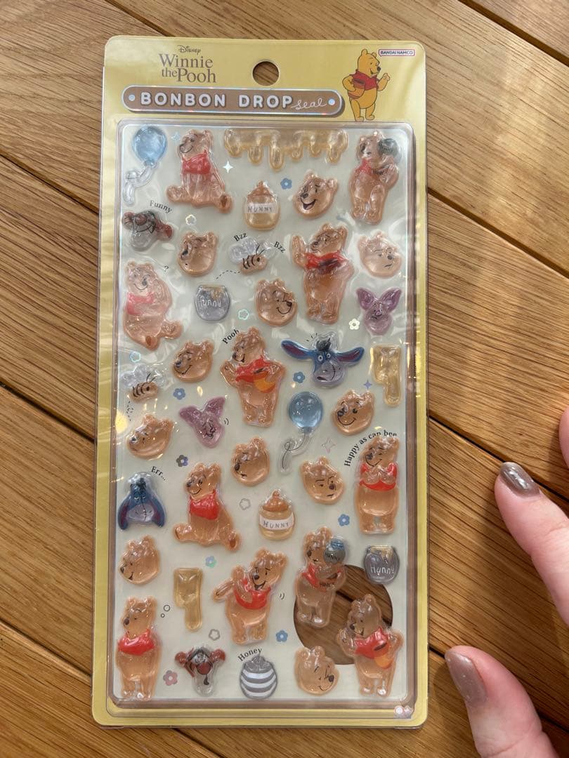 正規品★ボンボンドロップシール　ディズニー　4枚セット