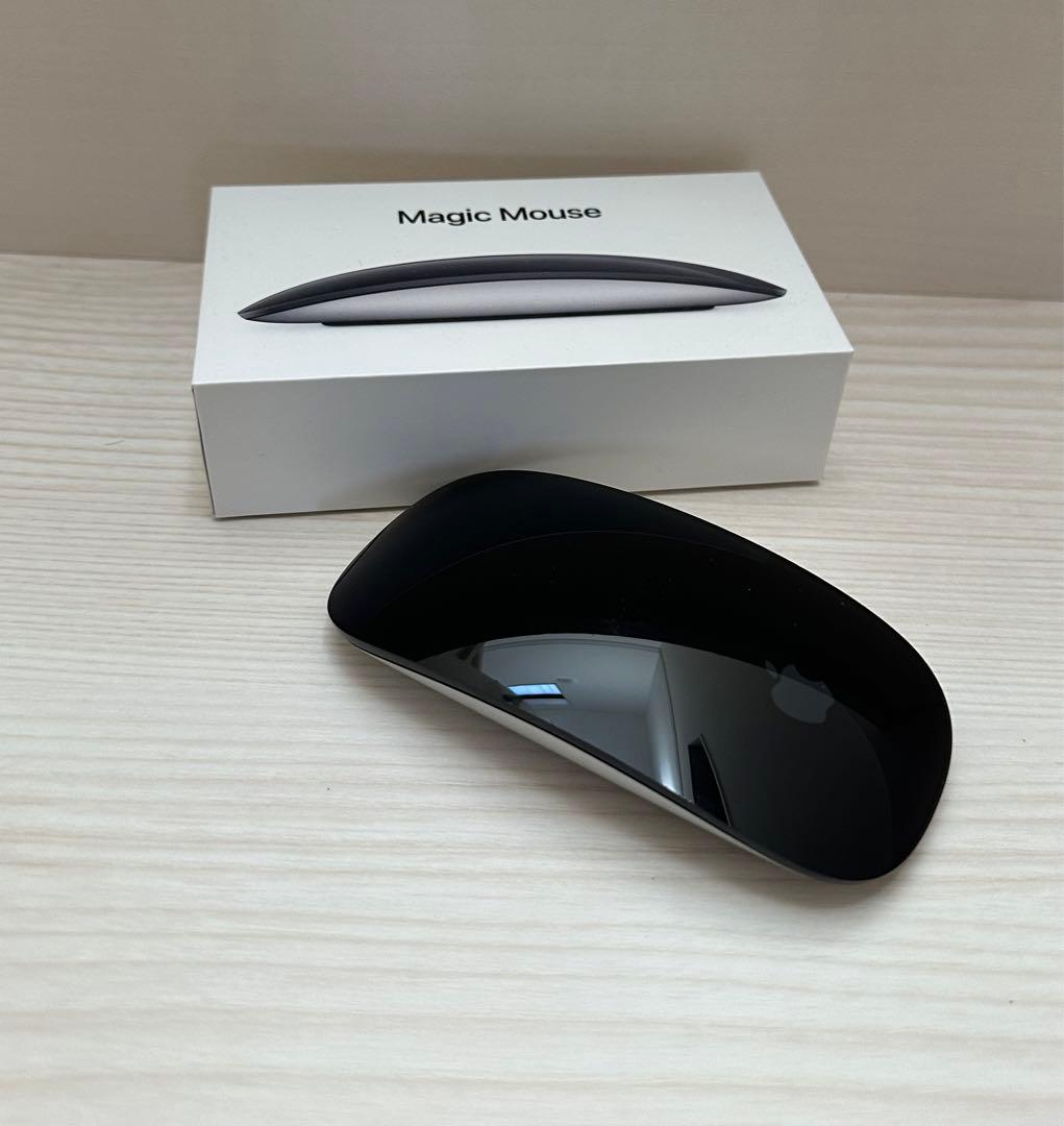 美品 Apple Magic Mouse ブラック 箱・説明書付