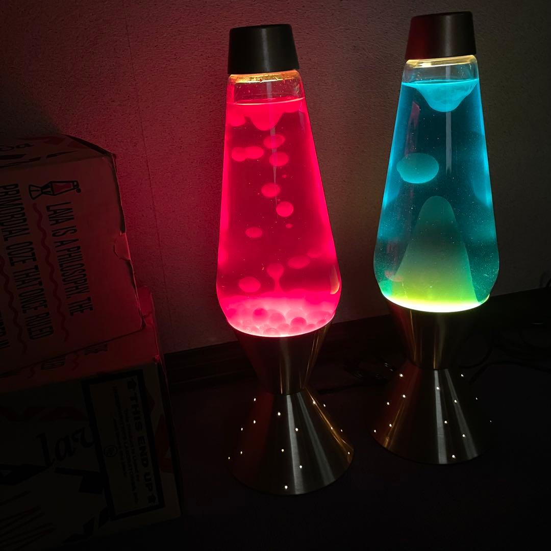 ◽️LAVA lite◽️アンティーク家電　アメリカ雑貨　イエローリキッド