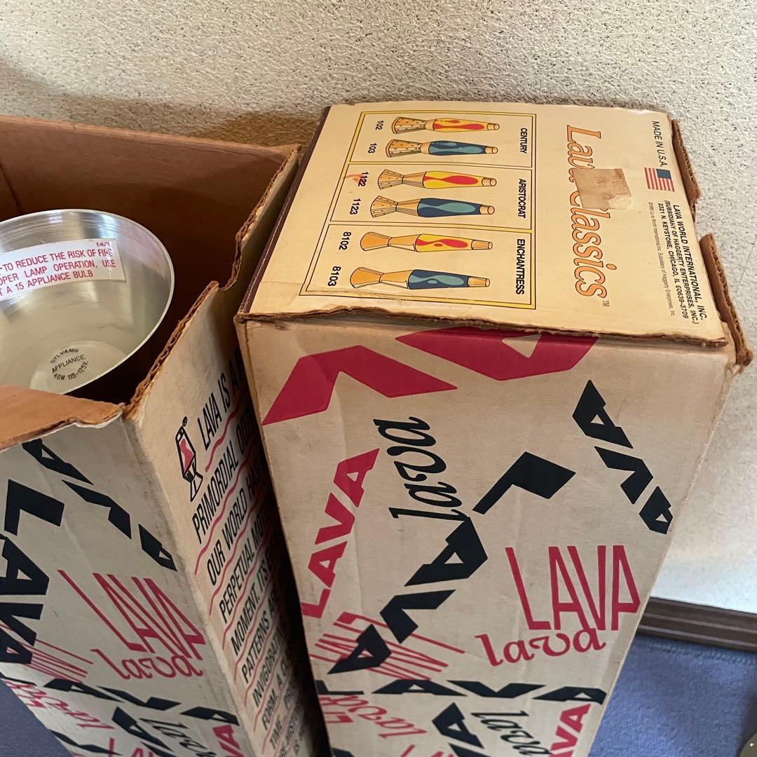 ◽️LAVA lite◽️アンティーク家電　アメリカ雑貨　イエローリキッド