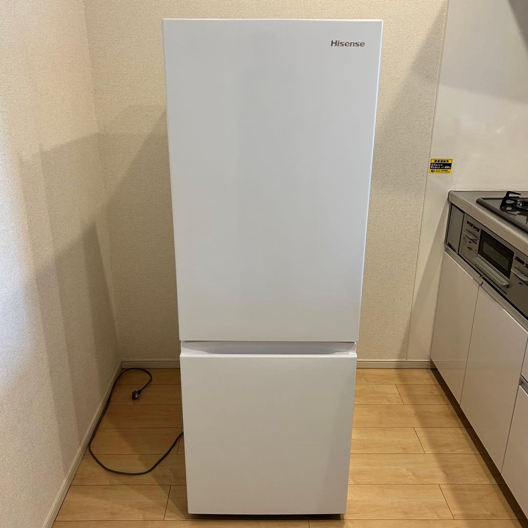 Hisense冷蔵庫　2ドア　175L　静音　右開き【美品】