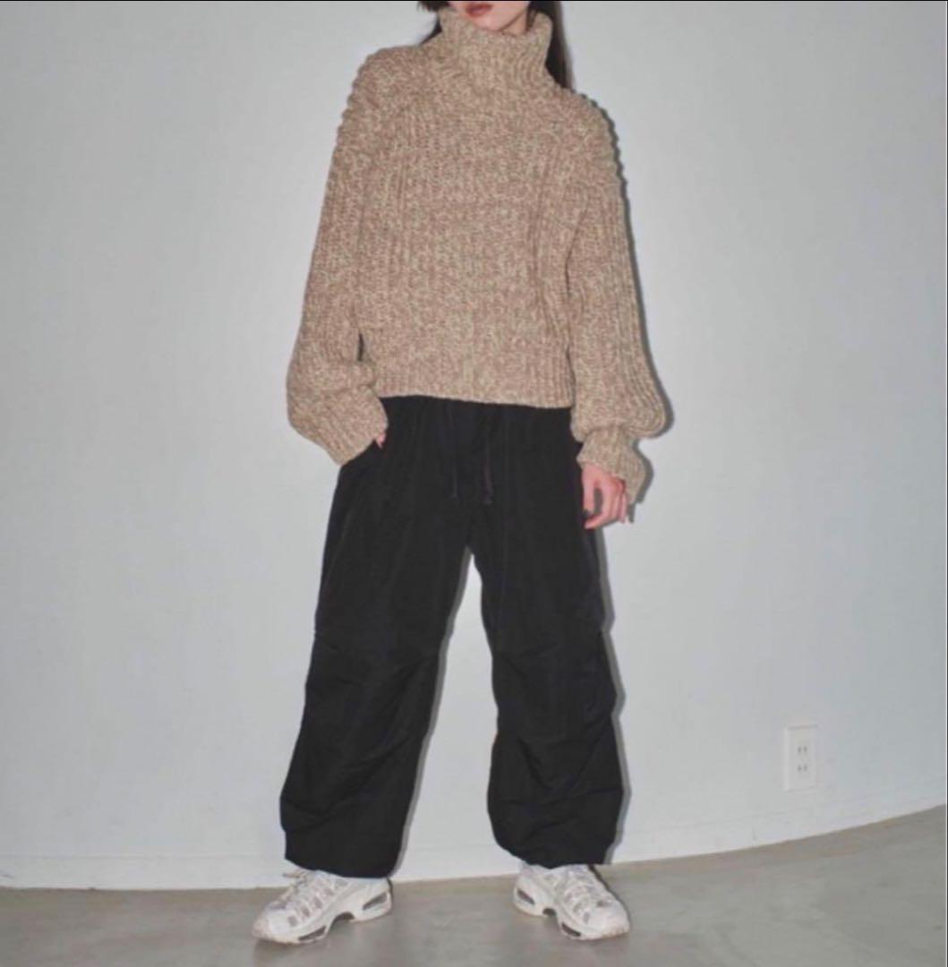 【トゥデイフル 】 ボリューム タートル ニット