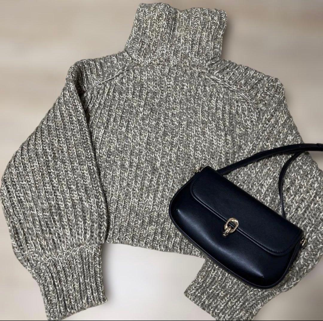 【トゥデイフル 】 ボリューム タートル ニット