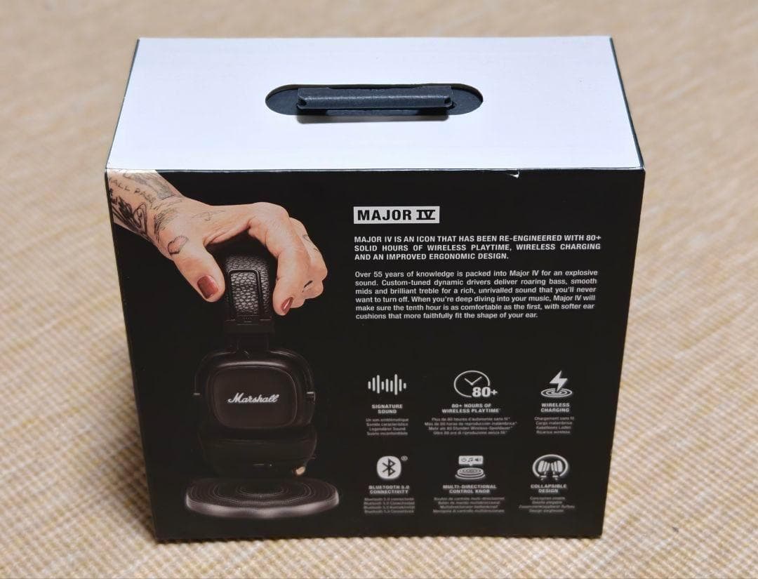 Marshall Major IV ワイヤレスヘッドフォン　正規品　並行輸入品