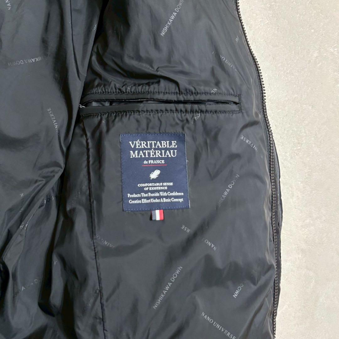 美品✨ ナノユニーバース　西川ダウン　G2 ダウンジャケット　ブラック　M