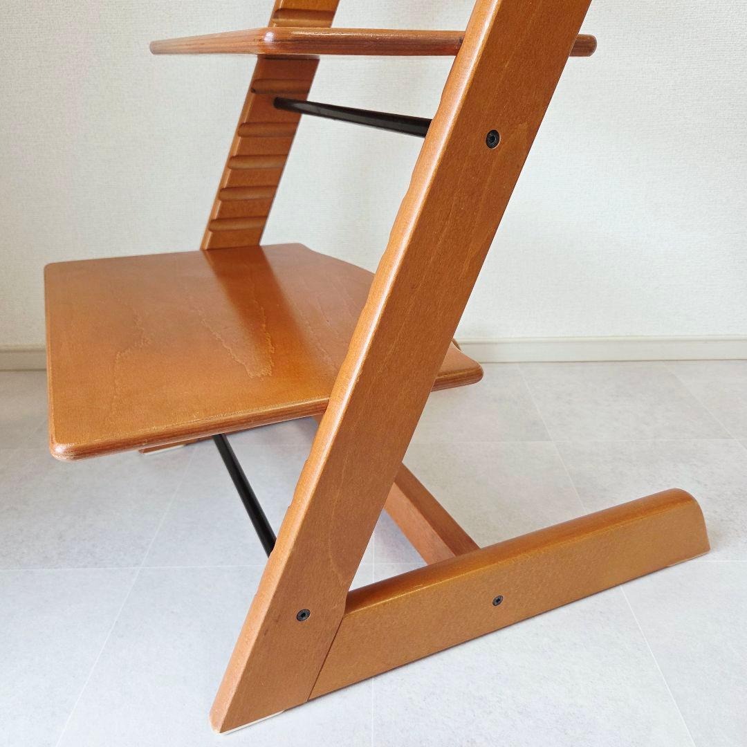 STOKKE シリアル5〜 ベビーチェア 付属品有り 木製 チェリー色