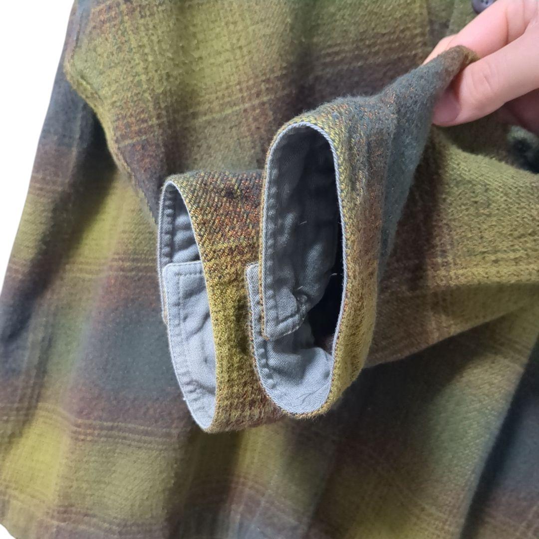 ルーマニア製 Patagonia オンブレ ヘビーフランネルシャツ XL