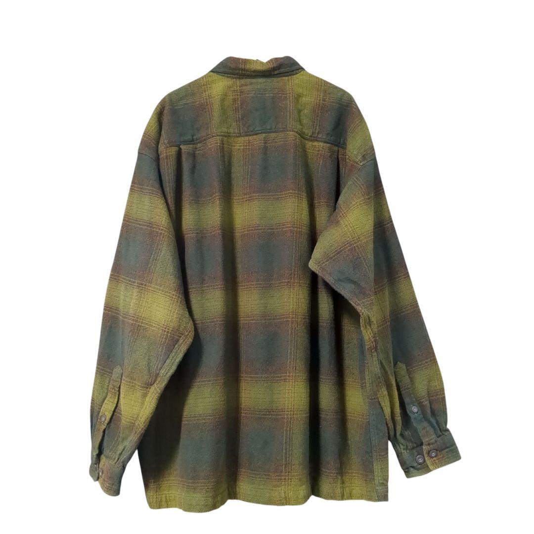 ルーマニア製 Patagonia オンブレ ヘビーフランネルシャツ XL