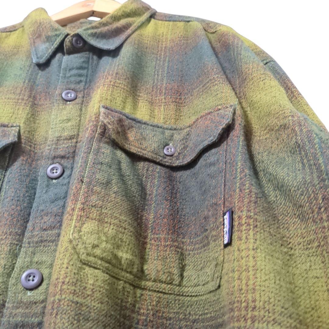 ルーマニア製 Patagonia オンブレ ヘビーフランネルシャツ XL