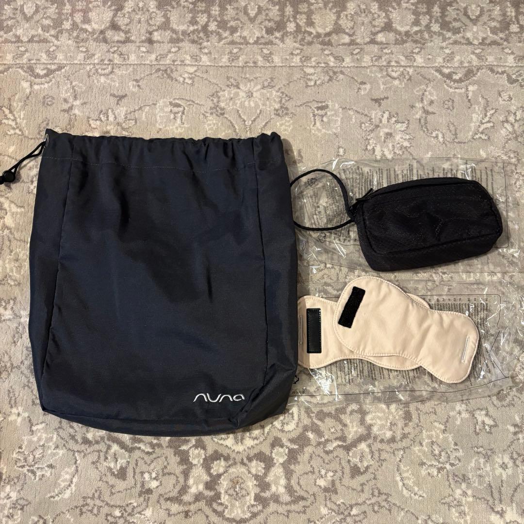 【美品】NUNA cudl clik 抱っこ紐 黒/ベージュ