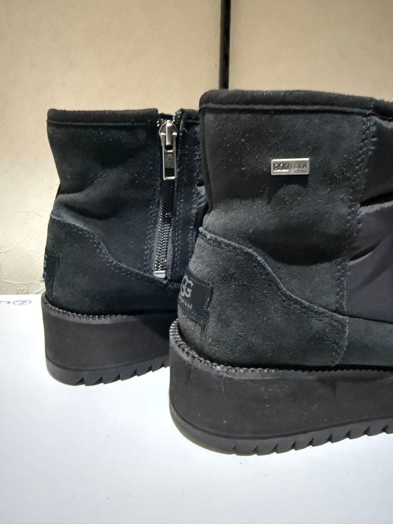 UGG ブラック ムートンブーツ スノーブーツ リッジミニ Rigde Mini
