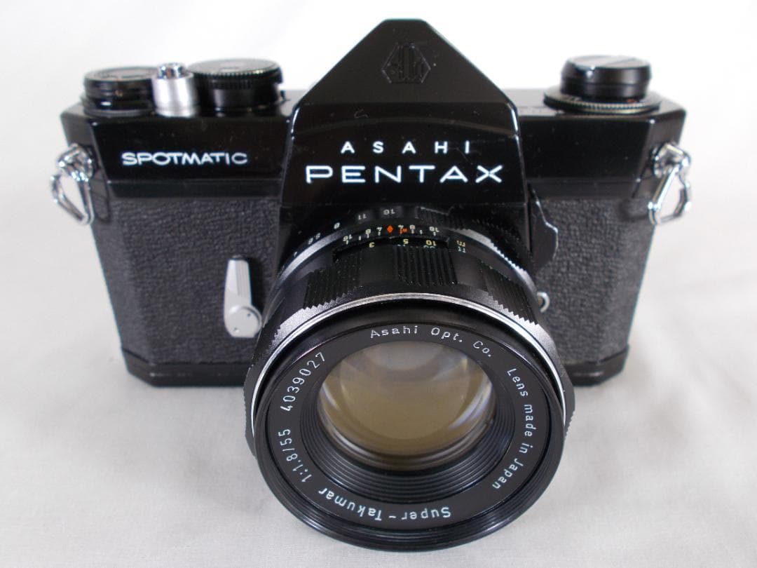 フィルムカメラ 整備済 完動品　 Pentax SP + f/1.8　P217