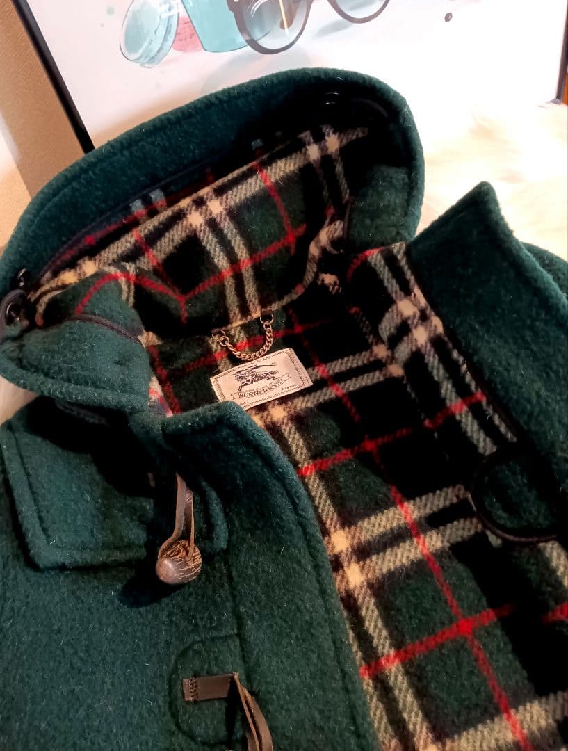 バーバリーズ Burberrys ダッフルコート キッズ 緑 グリーン