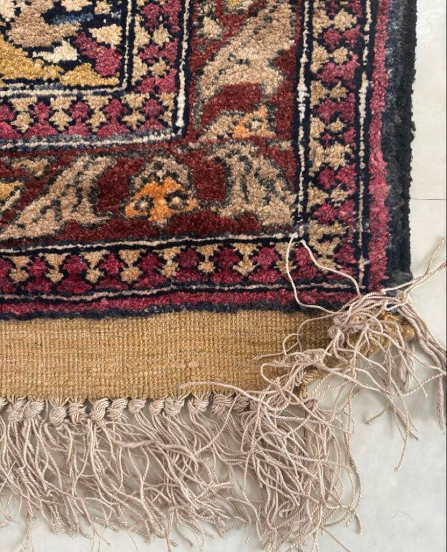 アフガニスタン絨毯【フラグメント】断片　ディスプレイ　ペルシャ　パキスタン　玄関