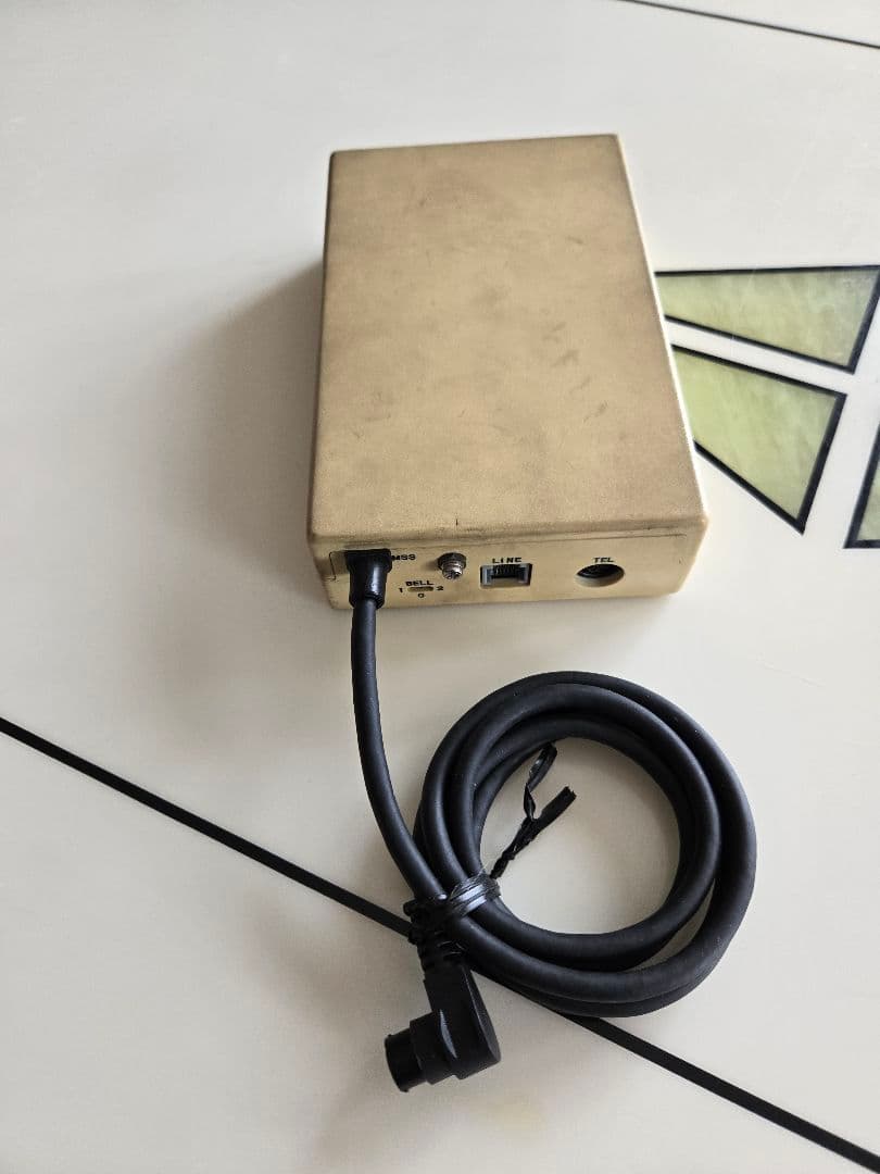 衛星電話用NCU 一般電話回線変換機モジュラージャック自動車電話ショルダーフォン