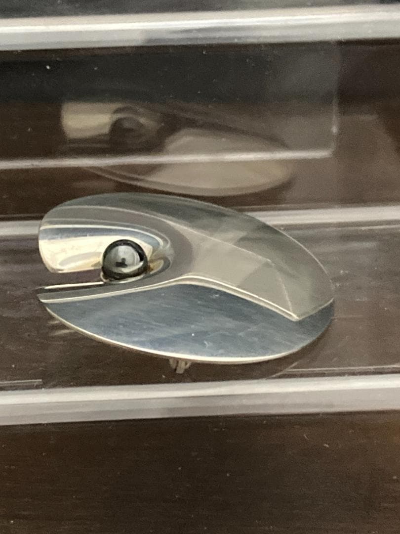 ジョージジェンセン ブローチ ヘマタイト スイレン シルバー925 351