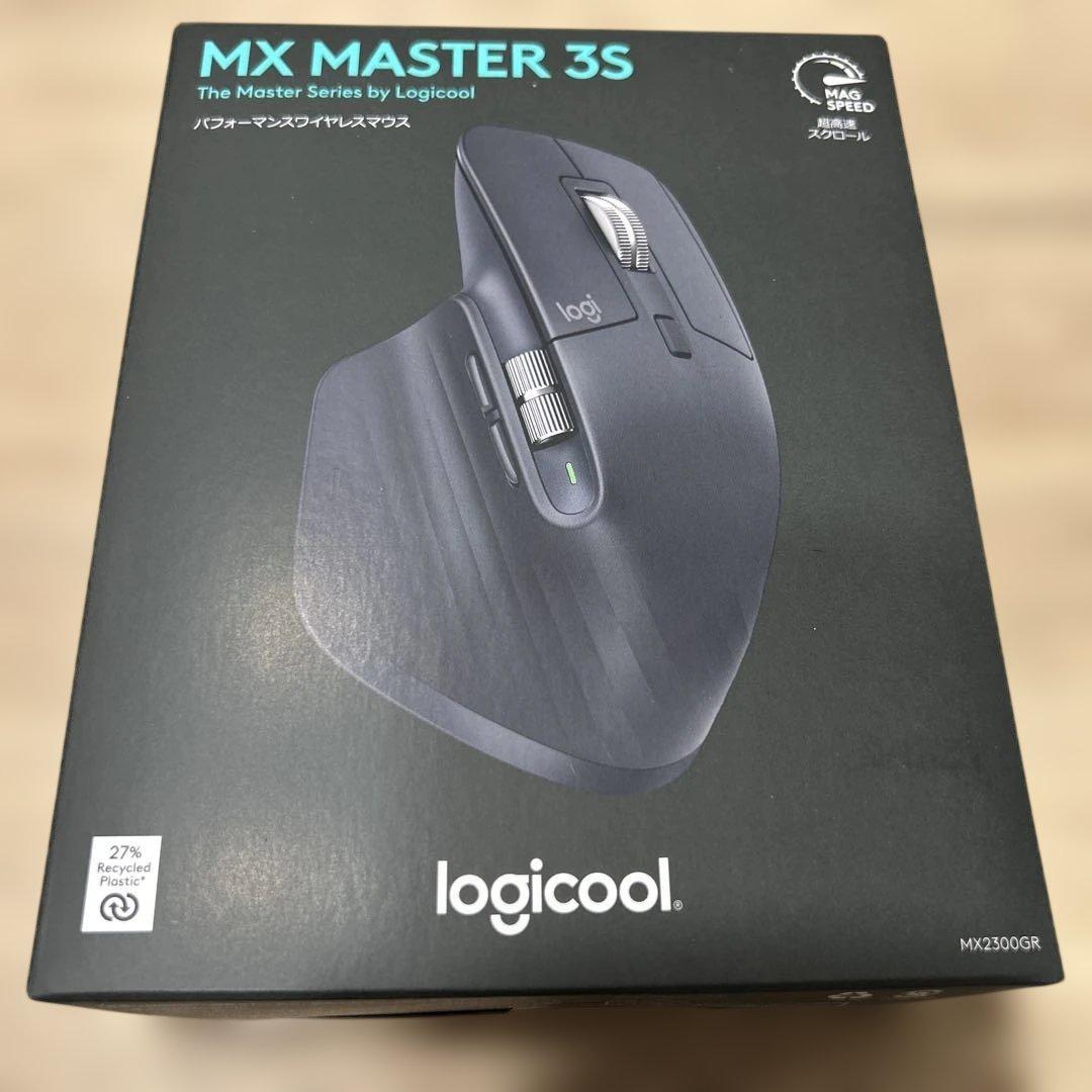 logicool MX MASTER 3S ワイヤレスマウス MX2300GR