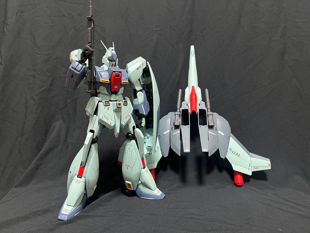 BANDAI 1/100MGリ・ガズィ BWS 塗装品