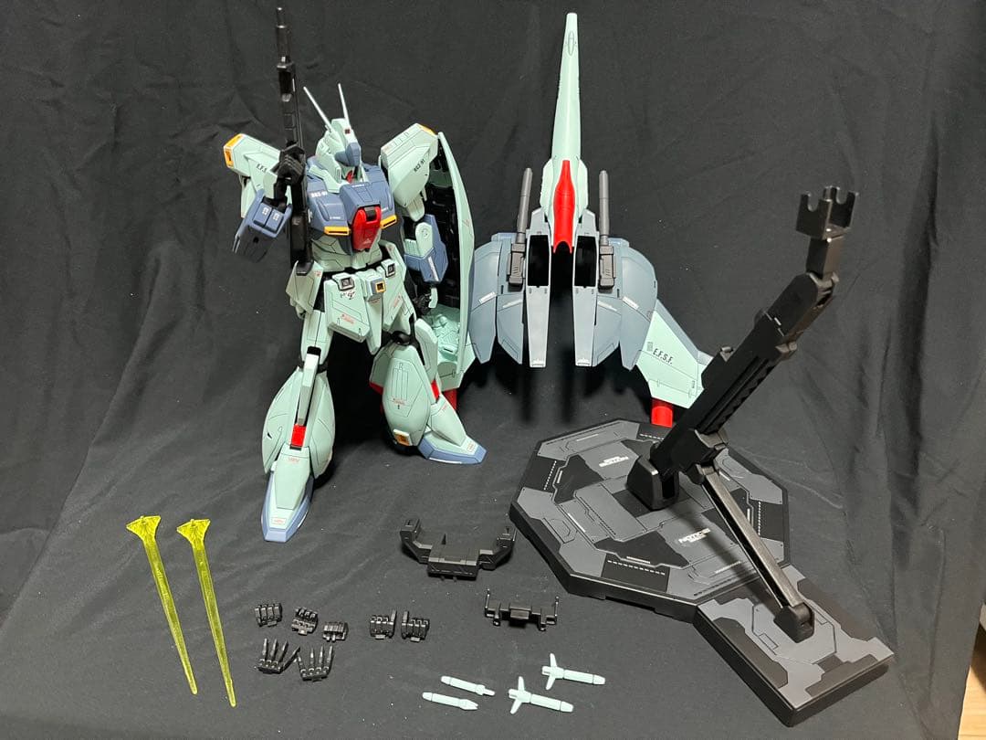 BANDAI 1/100MGリ・ガズィ BWS 塗装品