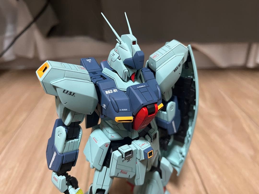 BANDAI 1/100MGリ・ガズィ BWS 塗装品