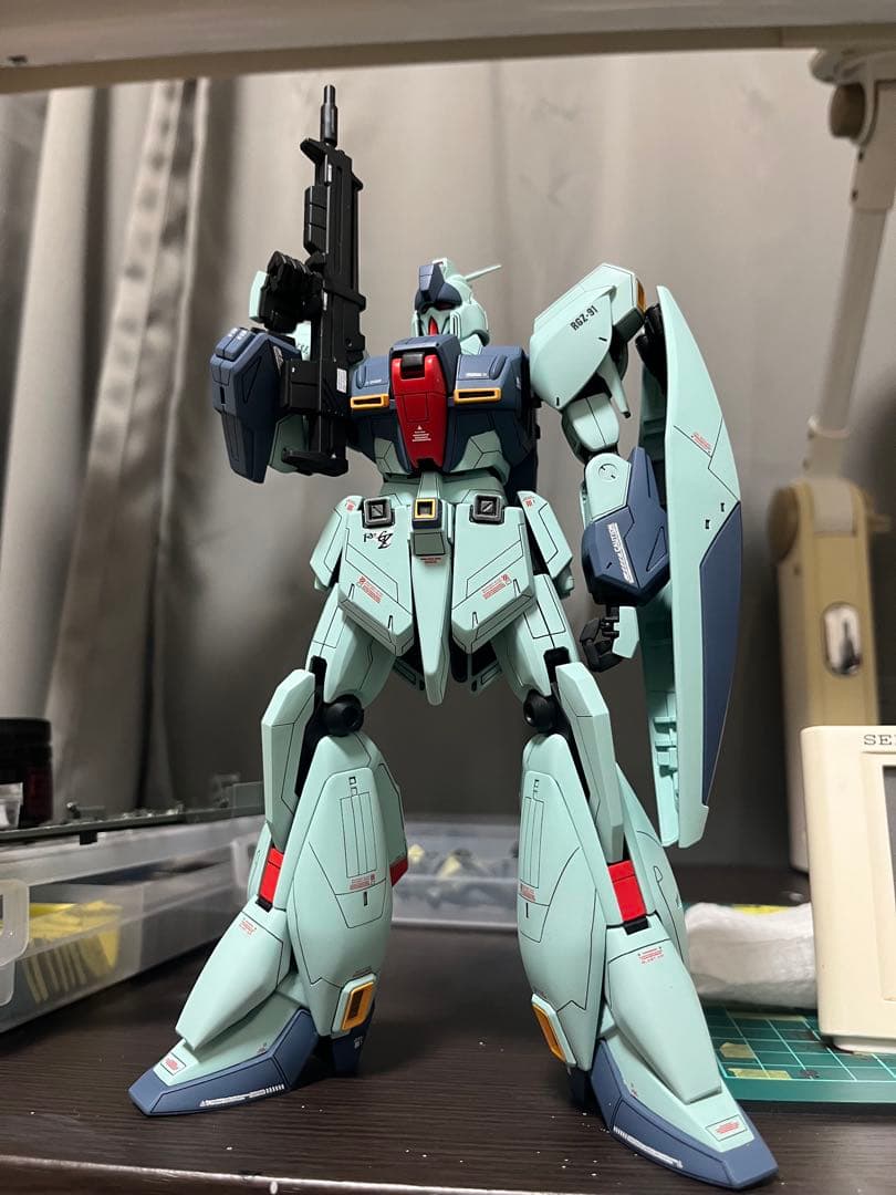 BANDAI 1/100MGリ・ガズィ BWS 塗装品