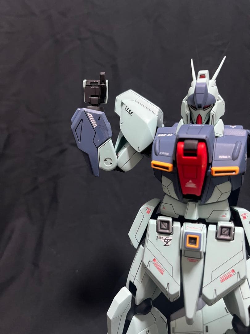 BANDAI 1/100MGリ・ガズィ BWS 塗装品