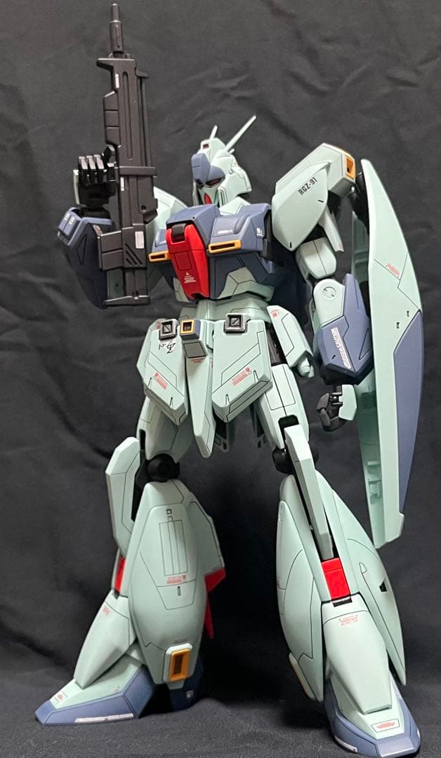BANDAI 1/100MGリ・ガズィ BWS 塗装品