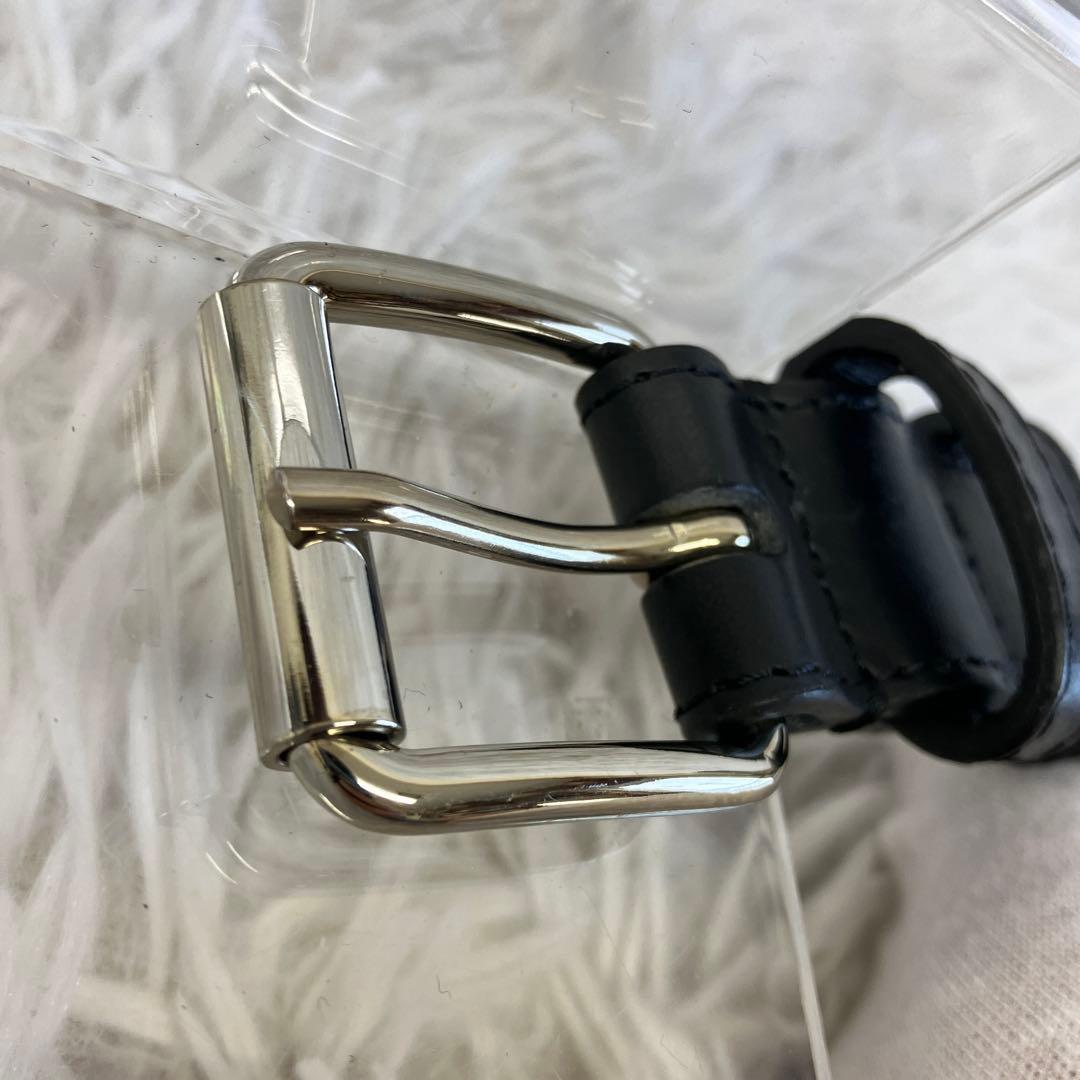 COMME des GARÇONS ブラック レザー ベルト S 小さいサイズ