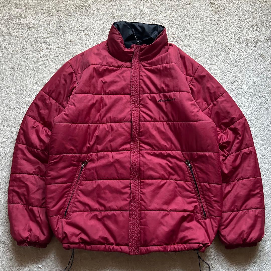 00s Eddie Bauer PRIMALOFT製中綿ジャケット リバーシブル