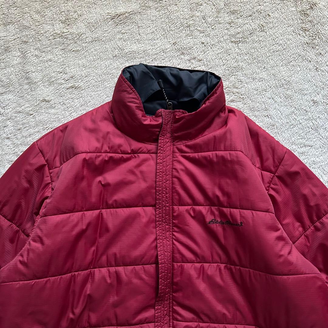 00s Eddie Bauer PRIMALOFT製中綿ジャケット リバーシブル