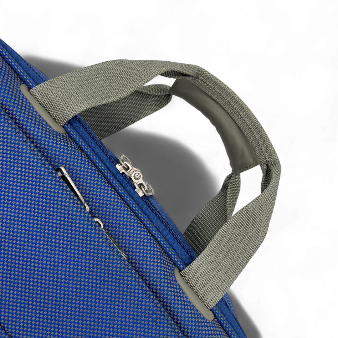 良品 TUMI ビジネスバッグ ナイロン ブルー 22121IN