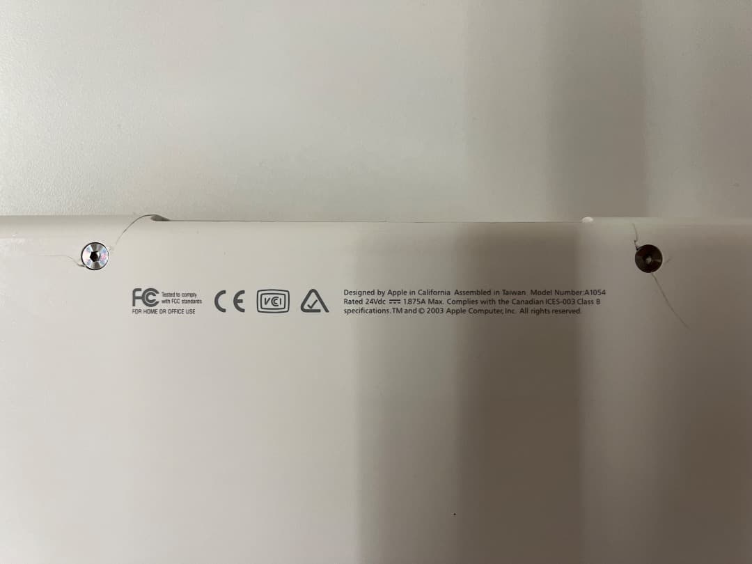 Apple iBook G4 ホワイト