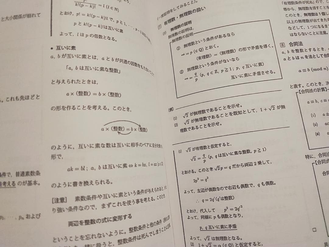 鉄緑会　高3理系数学単元別演習　冊子・プリント・板書　鶴田先生　駿台　河合塾東進